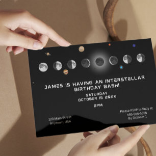 Invitación Fiesta de las fases de la luna