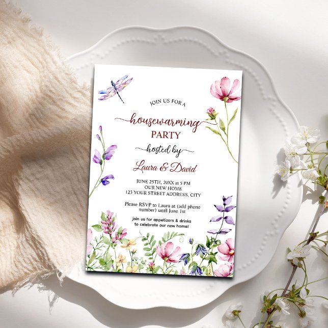 Invitación Fiesta de las flores del jardín (Subido por el creador)
