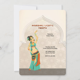 Invitación Fiesta de las noches árabes
