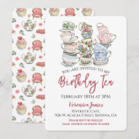 Fiesta de las tazas de té de cumpleaños
