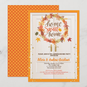 Invitación Fiesta de limpieza de la casa en caída libre acció