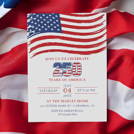 Invitación Fiesta de los 250 años de América