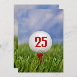 Invitación Fiesta de los 25 Años del Golf