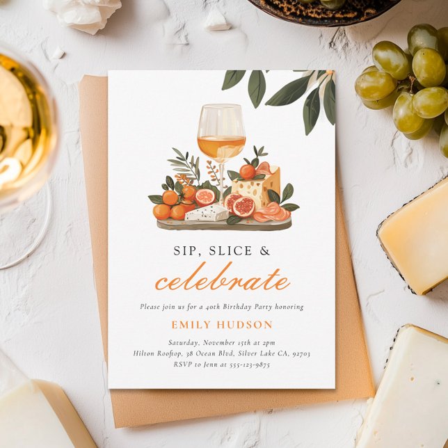 Invitación Fiesta de los 40 Años de Vino y Queso (Subido por el creador)