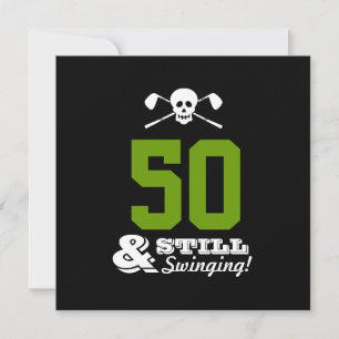Invitación Fiesta de los 50 Años de Golf - ¡Sigue balanceándo