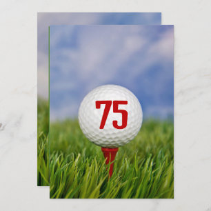 Invitación Fiesta de los 75 Años del Golf