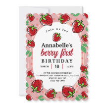 fiesta de los chicas de primer cumpleaños de berry