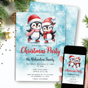 Invitación Fiesta de los Navidades del Festival Azul de los P