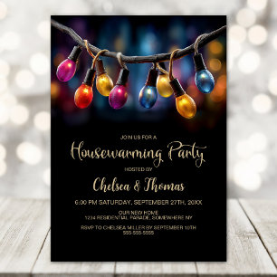 Invitación Fiesta de Luces en Casa Nueva