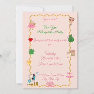 Invitación Fiesta de Manifestación Adorable
