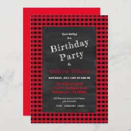 Invitación Fiesta de manto de búfalo