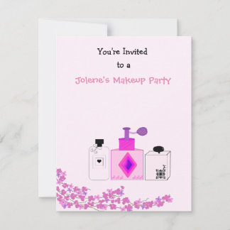 Invitación Fiesta de Maquillaje