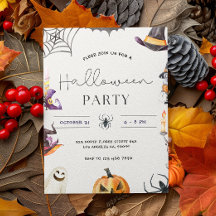 Fiesta de marco de símbolos de Halloween