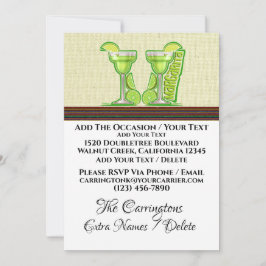 Invitación Fiesta de Margarita - Ver al dorso -