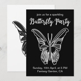 Invitación Fiesta de Mariposas Lunares