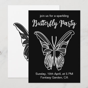 Invitación Fiesta de Mariposas Lunares