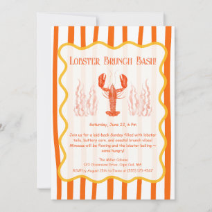 Invitación Fiesta de Mariscos de Verano - Brunch de Hervido d