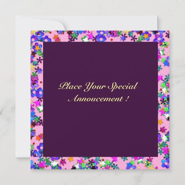 INVITACIÓN FIESTA DE MASQUERADE DE VALENTINE VENETIAN (Anverso)