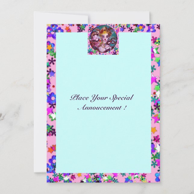 INVITACIÓN FIESTA DE MASQUERADE DE VALENTINE VENETIAN (Anverso)