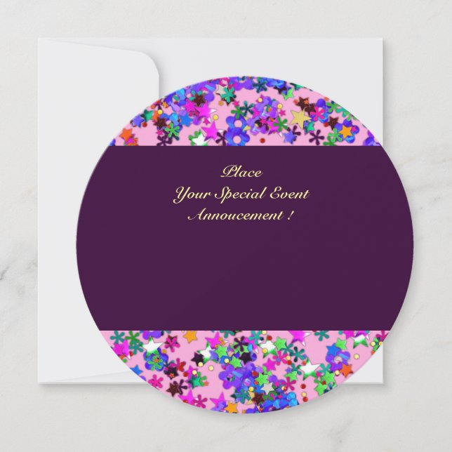 INVITACIÓN FIESTA DE MASQUERADE DE VALENTINE VENETIAN (Anverso)