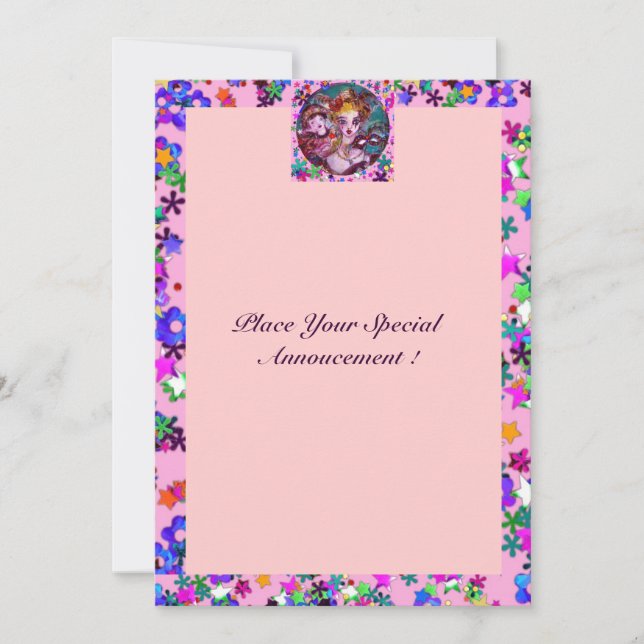 INVITACIÓN FIESTA DE MASQUERADE DE VALENTINE VENETIAN (Anverso)