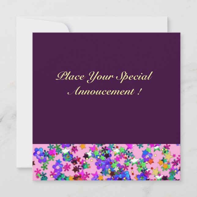 INVITACIÓN FIESTA DE MASQUERADE DE VALENTINE VENETIAN (Anverso)