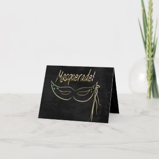 Invitación Fiesta de Masquerade RSVP