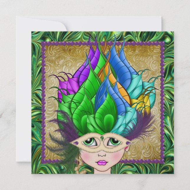 Invitación Fiesta de Masquerade - SRF (Anverso)