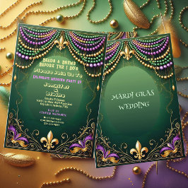 Invitación Fiesta de matrimonio de la flor de la abeja y la c