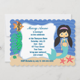 Invitación Fiesta de Mermaid Pool