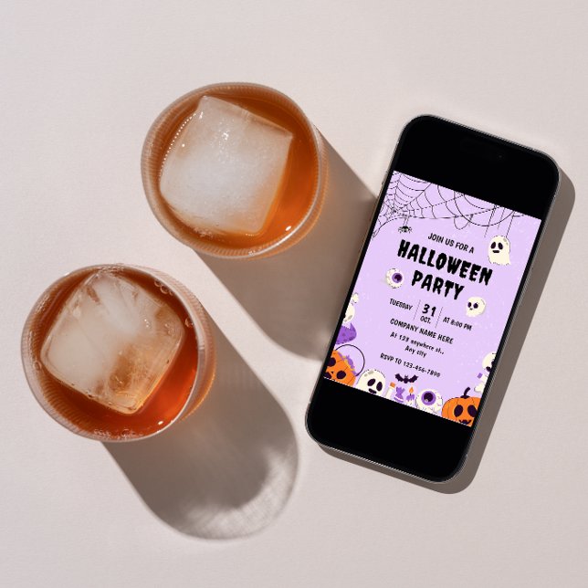 Invitación Fiesta de Mezcla de Halloween para Negocios Fiesta (Subido por el creador)