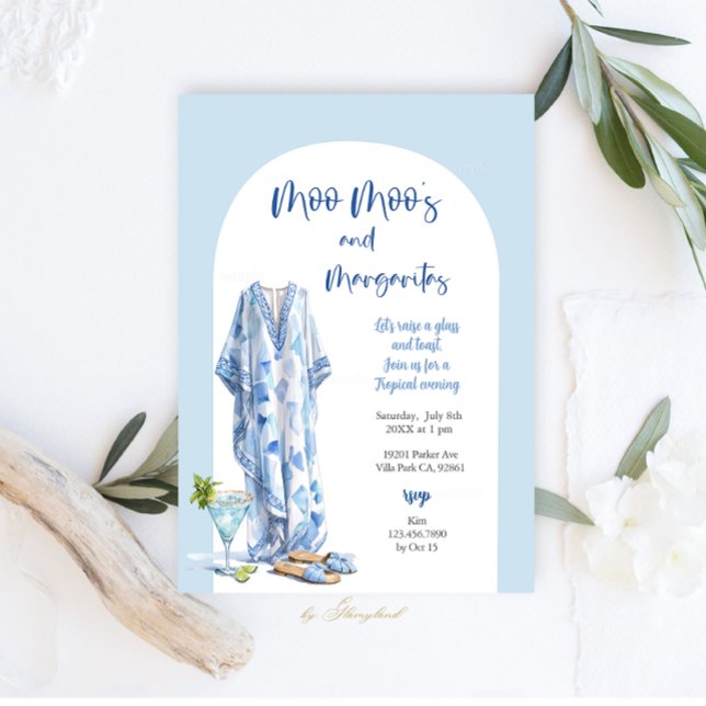 Invitación Fiesta de Moo Moo y Margaritas (Subido por el creador)