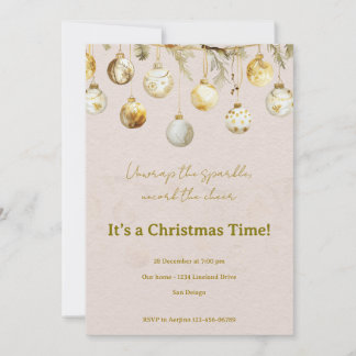 Invitación fiesta de Navidad