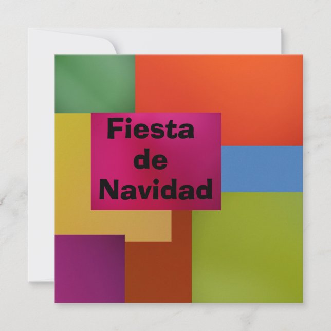 Invitación - Fiesta de Navidad (Anverso)