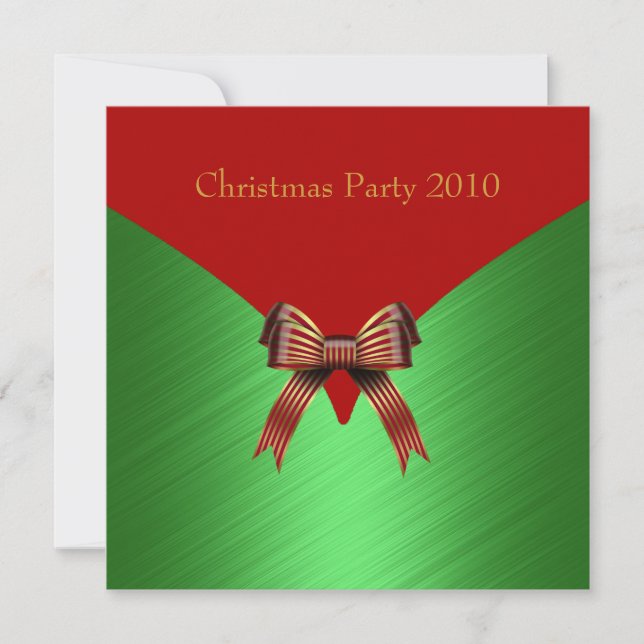 Invitación Fiesta de Navidad (Anverso)