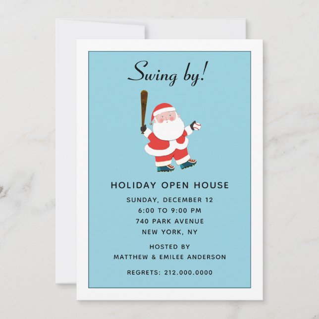 Invitación Fiesta de Navidad (Anverso)