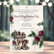 Fiesta de Navidad Boots & Bling