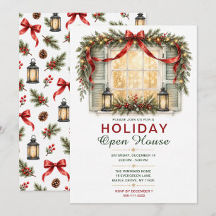 Invitación Fiesta de Navidad Casa Abierta en Festejos