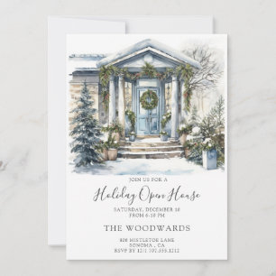 Invitación Fiesta de Navidad Casa Acuarela