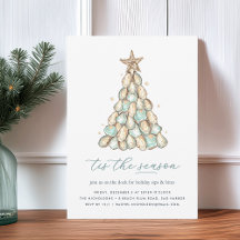 Fiesta de Navidad con Conchas de Ostra Costeras