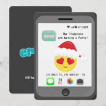 Fiesta de Navidad con Emoji