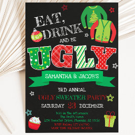 Invitación Fiesta de Navidad con Jersey Feo