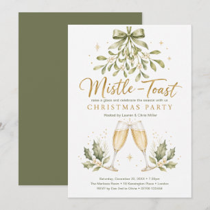 Invitación Fiesta de Navidad con Mistle‑Toast
