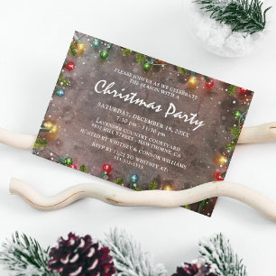 Invitación Fiesta de Navidad corporativa
