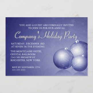 Invitación Fiesta de Navidad corporativa