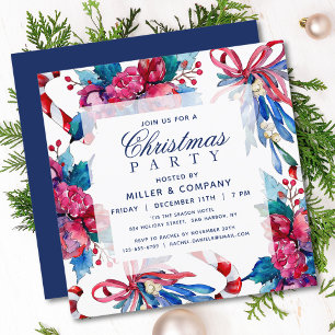 Invitación Fiesta de Navidad Corporativa Caña de Caramelo Acu