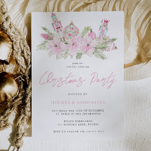 Invitación Fiesta de Navidad corporativa de oficina de Navida