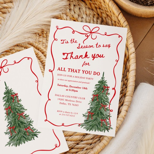 Invitación Fiesta de Navidad de Agradecimiento al Personal de (Subido por el creador)