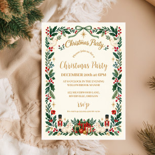 Invitación Fiesta de Navidad de Bosque Verdes