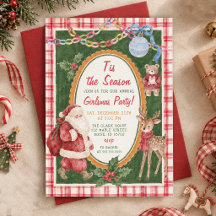 Fiesta de Navidad de Chicas Whimsical Tis la Tempo